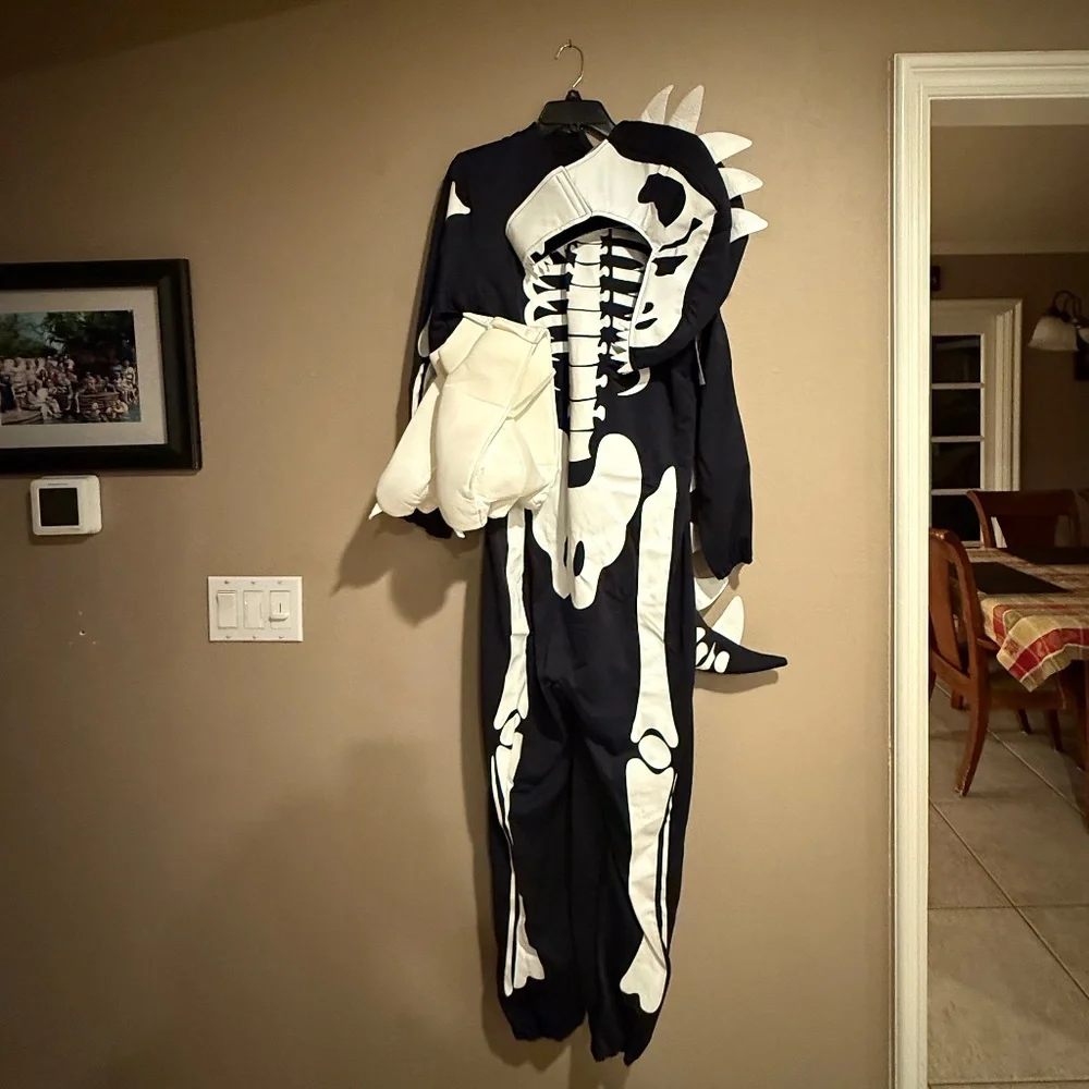 Dino Skeleton Glow-in-Dark Adult Costume - PB